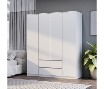 Шкаф 4-х створчатый "Симпл ШК-13" Белый (BTS)